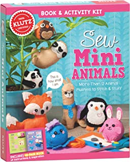 Book Cover Klutz Sew Mini Animals Toy