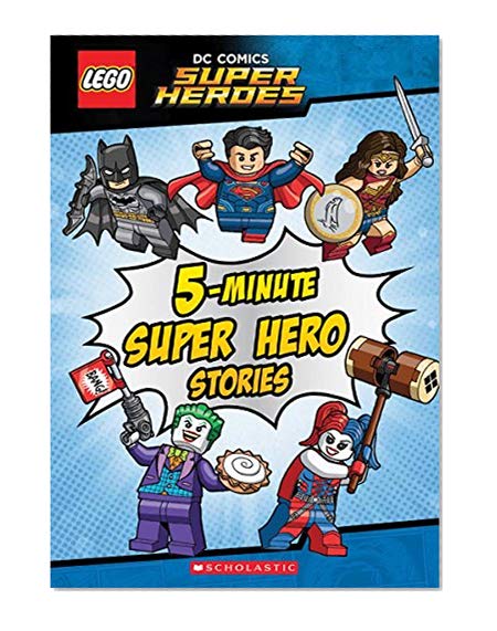 Book Cover 5-Minute Super Hero Stories (LEGO DC Super Heroes)