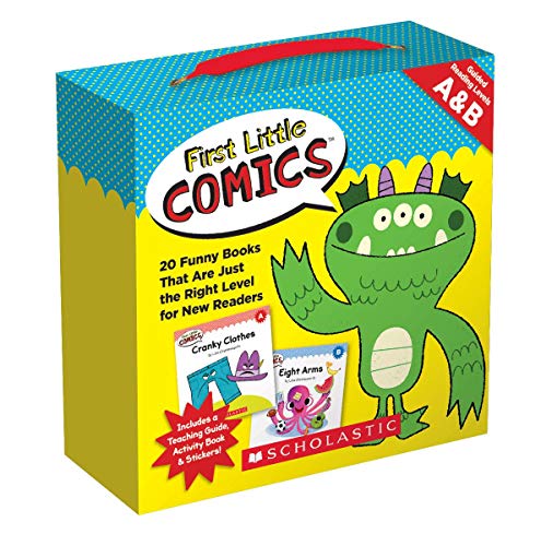 Book Cover First Little Comics Parent Pack: Levels A & B: 20 Funny Books That Are Just the Right Level for New Readers