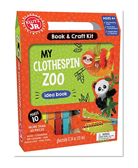 Klutz Jr. My Clothespin Zoo Craft Kit