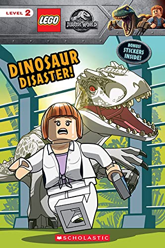 Book Cover Dinosaur Disaster! (LEGO Jurassic World: Reader with Stickers)