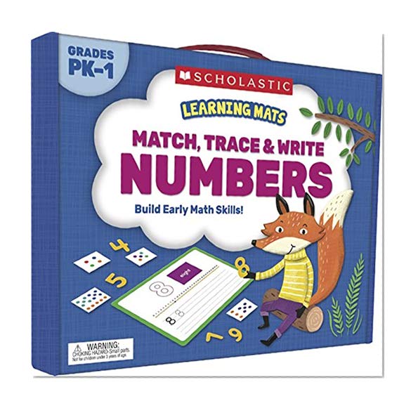 Book Cover Learning Mats: Match, Trace & Write Numbers