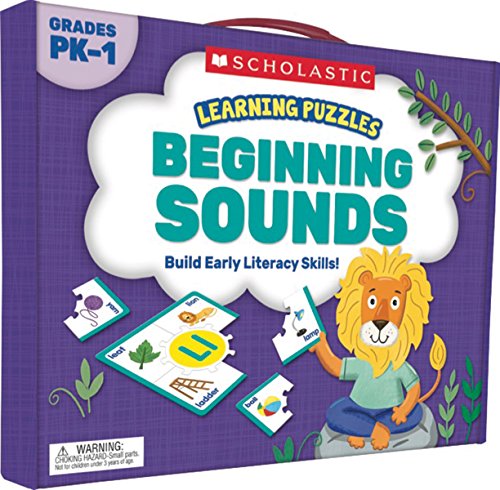 Book Cover Learning Puzzles: Beginning Sounds: Build Early Literacy Skills!