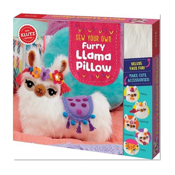 Book Cover Klutz Sew Your Own Furry Llama Pillow Craft Kit