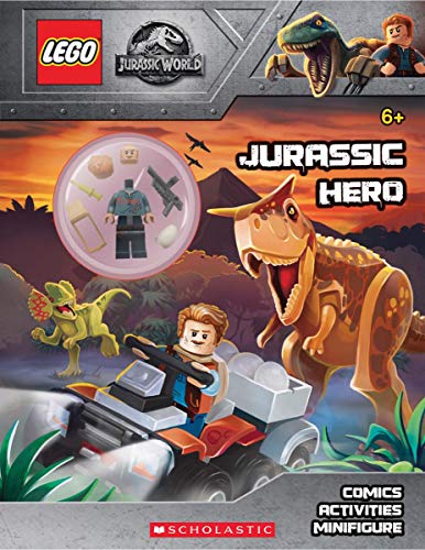 Book Cover Jurassic Hero (LEGO(R) Jurassic World: Activity Book with Minifigure) (LEGO Jurassic World)