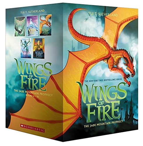 Book Cover Wings of Fire Box Set, The Jade Mountain Prophecy (Books 6-10)