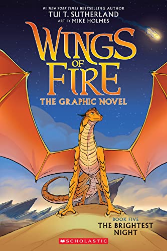 Book Cover The Brightest Night (Wings of Fire Graphic Novel 5 )
