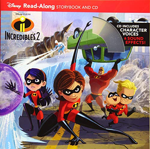 Book Cover Incredibles 2 Read-Along Storybook and CD (Read-Along Storybook & CD)