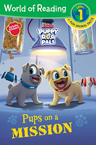 Book Cover World of Reading: Puppy Dog Pals: Pups on a Mission-Level 1 Reader plus Fun Facts