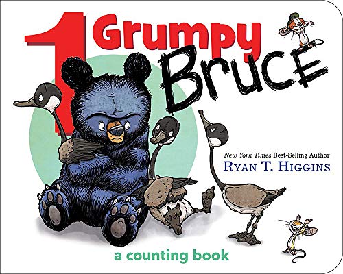 Book Cover 1 Grumpy Bruce (A Mother Bruce Book): A Counting Board Book (Mother Bruce Series)