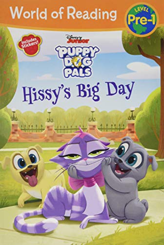 Book Cover World of Reading: Puppy Dog Pals Hissy's Big Day (Pre-Level 1 Reader): with stickers