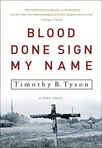 Book Cover Blood Done Sign My Name: A True Story