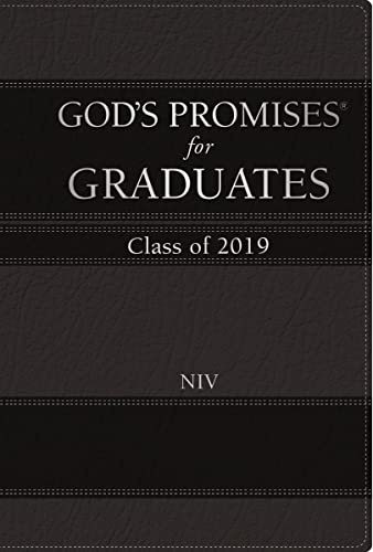 Book Cover God's Promises for Graduates: Class of 2019 - Black NIV: New International Version