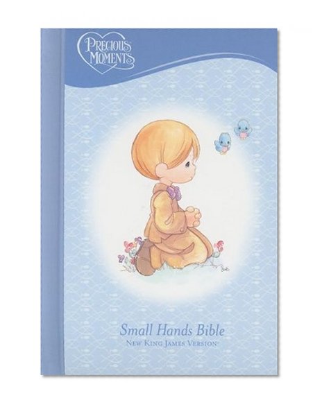Book Cover Precious Moments Holy Bible - Blue NKJV