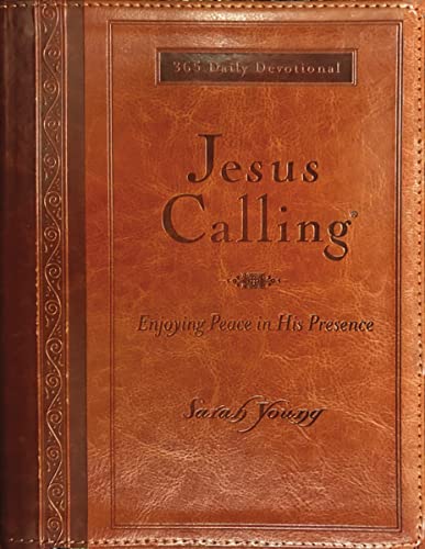 Book Cover Jesus Calling: Large Deluxe Edition