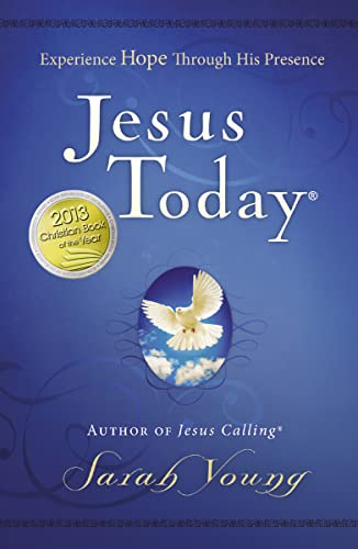 Book Cover Jesus Today, Hardcover, with Full Scriptures: Experience Hope Through His Presence (a 150-Day Devotional)