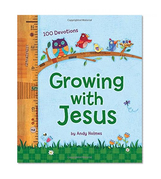Book Cover Growing with Jesus: 100 Daily Devotions