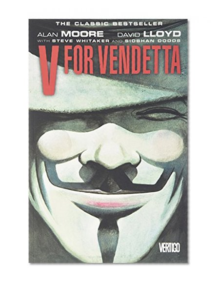 Book Cover V for Vendetta Deluxe Collector Set, Book and Mask Set