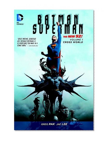 Book Cover Batman/Superman Vol. 1: Cross World (The New 52)