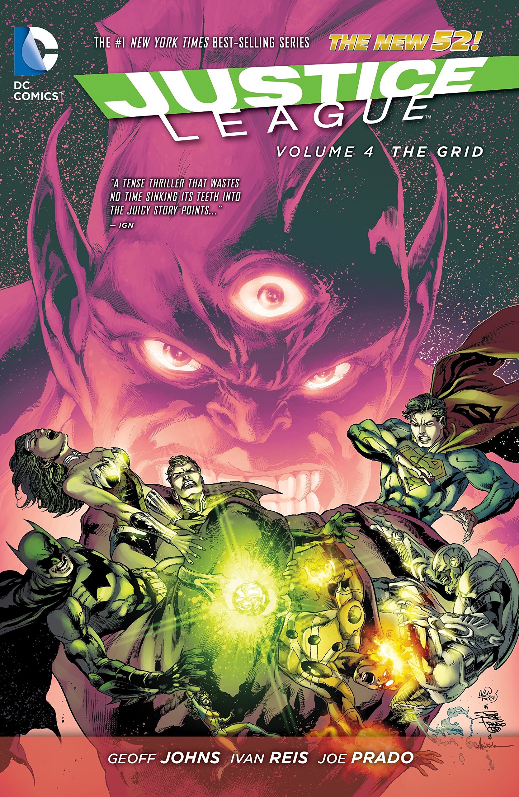 Book Cover Justice League Vol. 4: The Grid (The New 52)