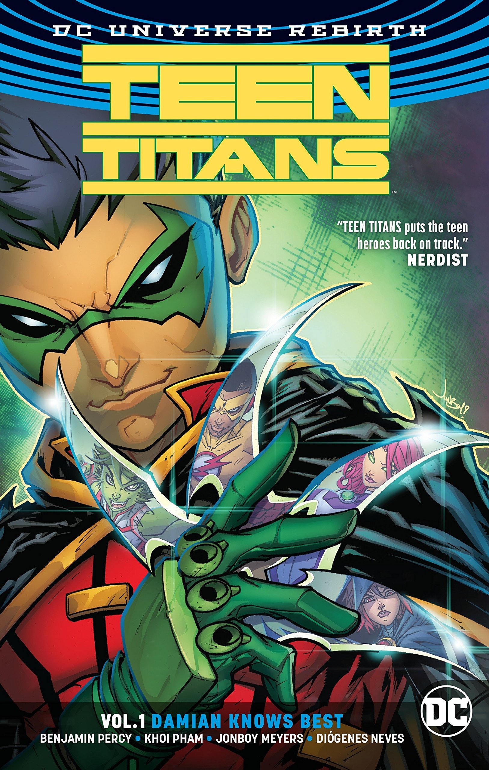 Book Cover Teen Titans Vol. 1: Damian Knows Best (Rebirth)