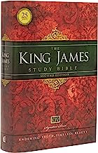 Book Cover KJV Study Bible, Large Print, Hardcover, Red Letter Edition: Second Edition