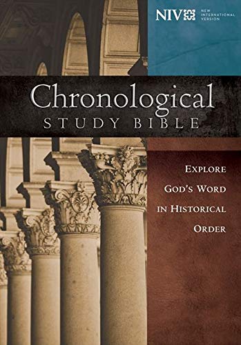 Book Cover NIV, Chronological Study Bible, Hardcover: Holy Bible, New International Version