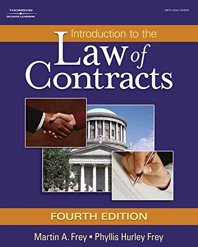 Book Cover Introduction to the Law of Contracts (Hardcover)