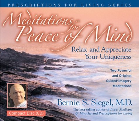 Book Cover Meditations for Peace of Mind (Prescriptions for Living)
