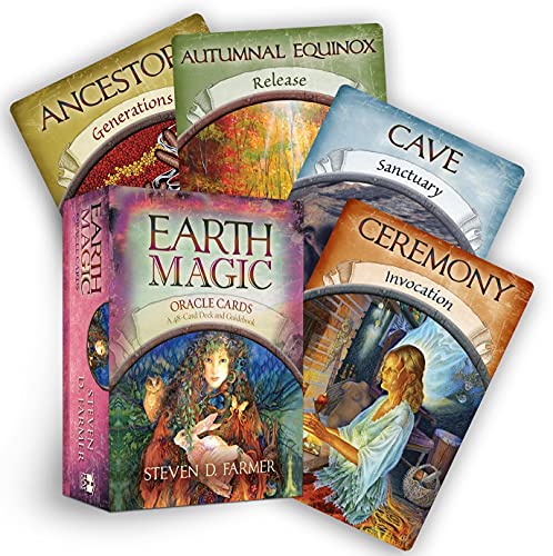 Book Cover Earth Magic Oracle Cards: A 48-Card Deck and Guidebook