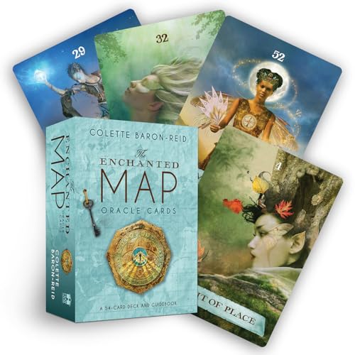 Book Cover The Enchanted Map Oracle Cards: A 54-Card Deck and Guidebook