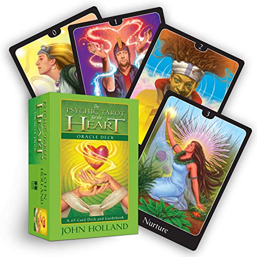 Book Cover The Psychic Tarot for the Heart Oracle Deck: A 65-Card Deck and Guidebook
