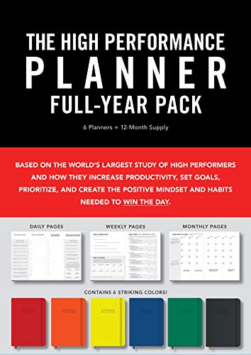 Book Cover High Performance Planner Full-Year Pack: 6 Planners = 12-Month Supply