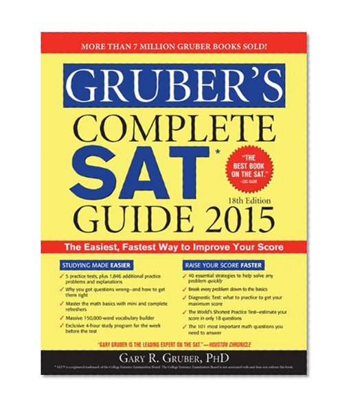 Book Cover Gruber's Complete SAT Guide 2015
