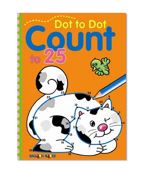 Book Cover Dot to Dot Count to 25