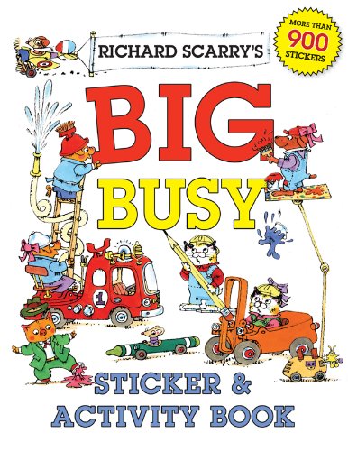 Book Cover Richard Scarry's Big Busy Sticker & Activity Book