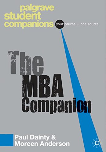 Book Cover The MBA Companion (Palgrave Student Companions Series)