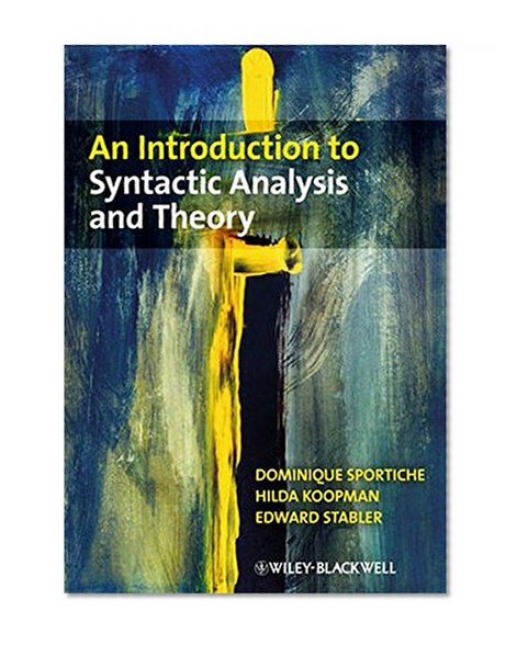 Book Cover An Introduction to Syntactic Analysis and Theory
