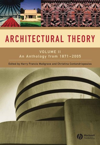 Book Cover Architectural Theory: Volume II - An Anthology from 1871 to 2005