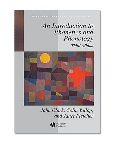 Book Cover An Introduction to Phonetics and Phonology