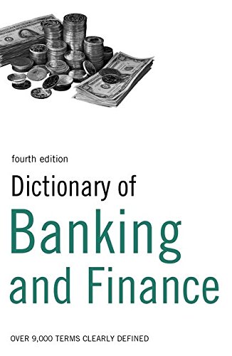 Book Cover Dictionary of Banking and Finance