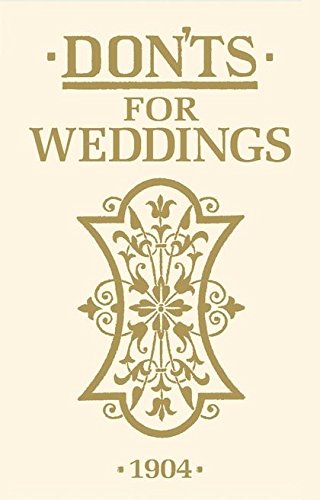 Book Cover Don'ts for Weddings