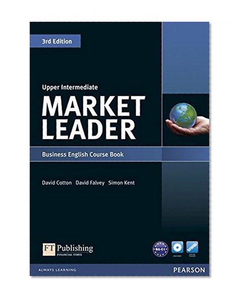 Book Cover Market Leader Upper Intermediate Course Book with DVD-ROM