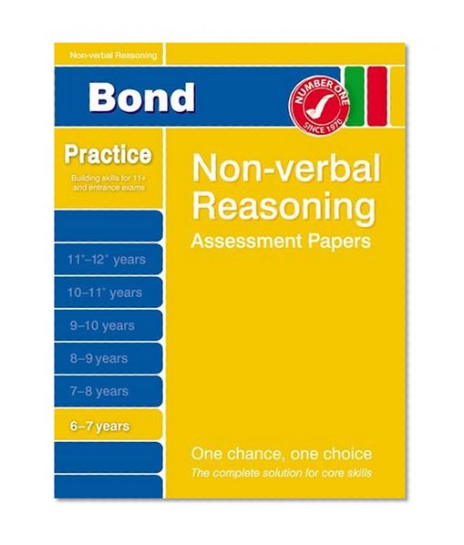 Book Cover Bond Non-verbal Reasoning Assessment Papers 6-7 years