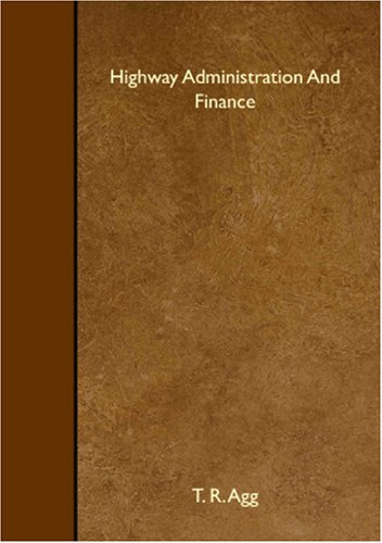 Highway Administration And Finance