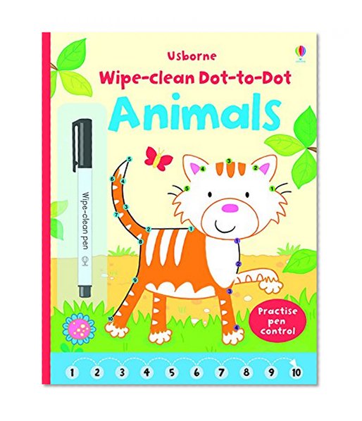 Book Cover Wipe-Clean Dot-to-Dot Animals