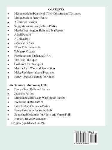 Masquerade and Carnival: Their Customs and Costumes