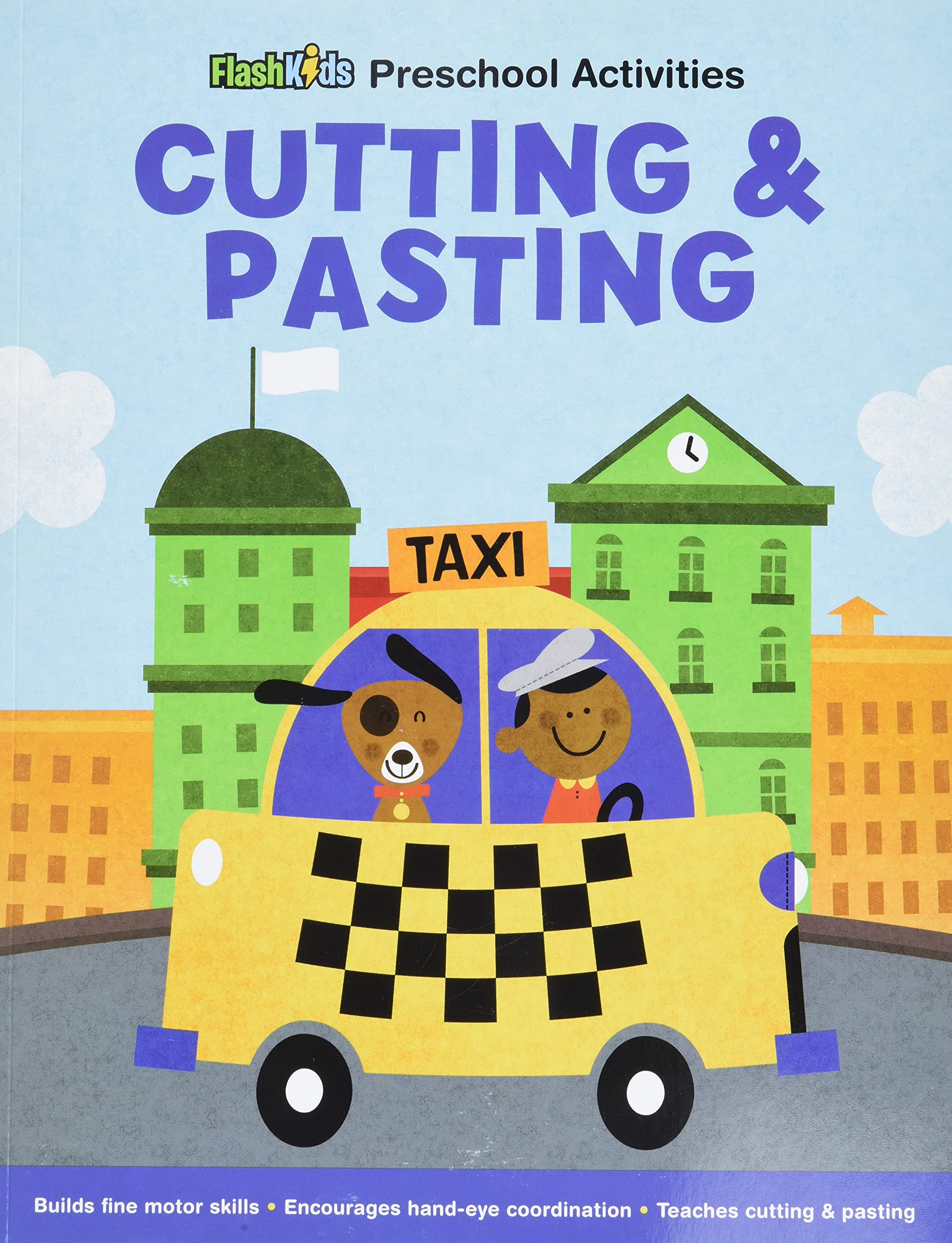 Book Cover Cutting and Pasting (Flash Kids Preschool Activity Books)