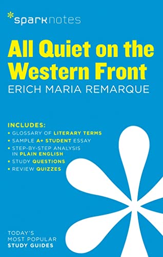 Book Cover All Quiet on the Western Front SparkNotes Literature Guide (Volume 15) (SparkNotes Literature Guide Series)