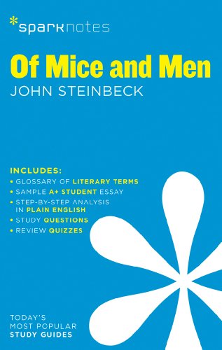 Book Cover Of Mice and Men SparkNotes Literature Guide (Volume 51) (SparkNotes Literature Guide Series)
